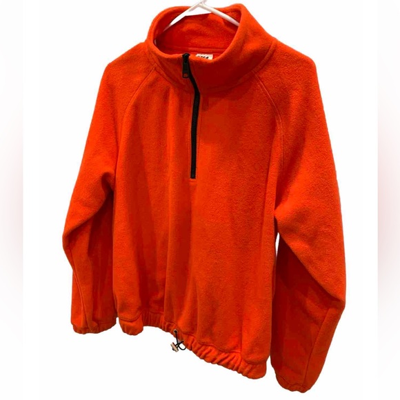 Love & Sports Mens  Sweatshirt Pullover Orange Size Large - Picture 4 of 8